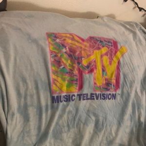 MTV tie dye top